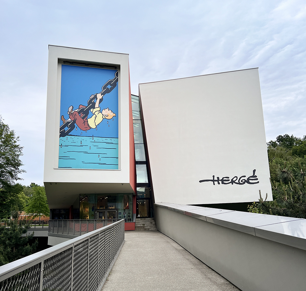 Hergé museum Louvain-la-Neuve, Belgium, comic art, Tintin, museumpas, www.Fenne.be