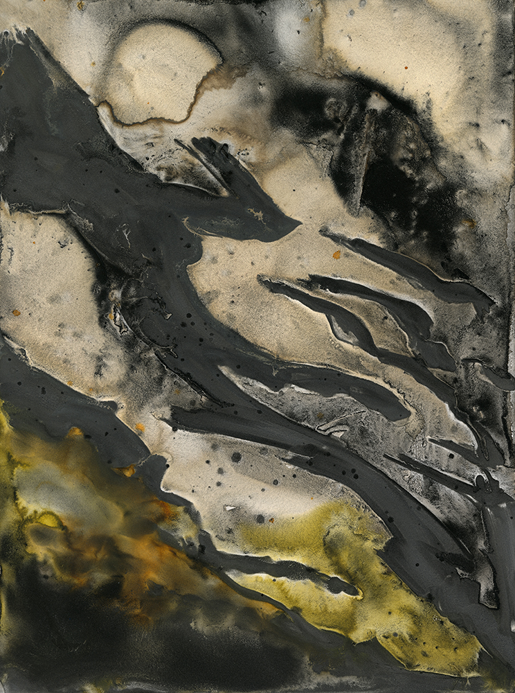 Experiments with Karst stone paper and mixed media, Karst ambassador, www.Fenne.be