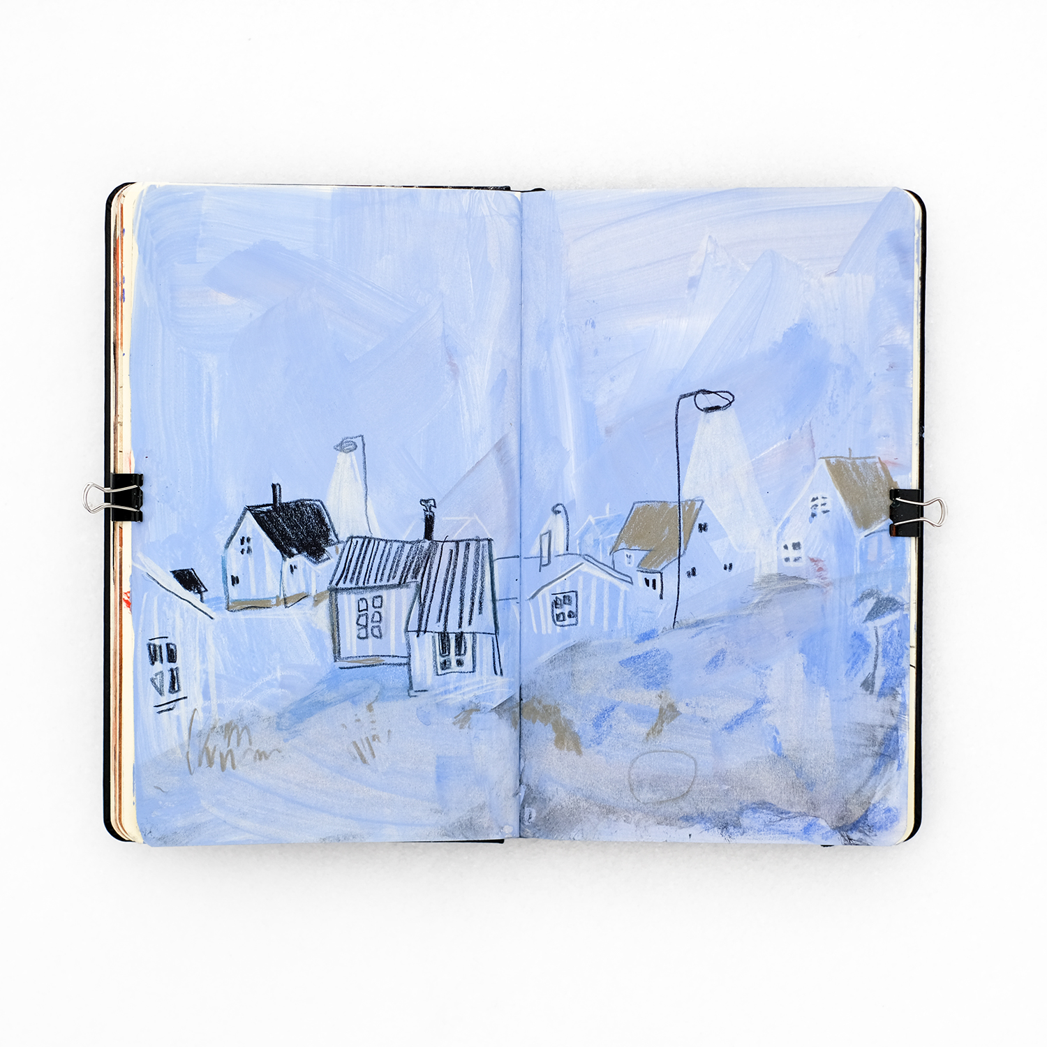 Mixed media sketchbook, www.Fenne.be