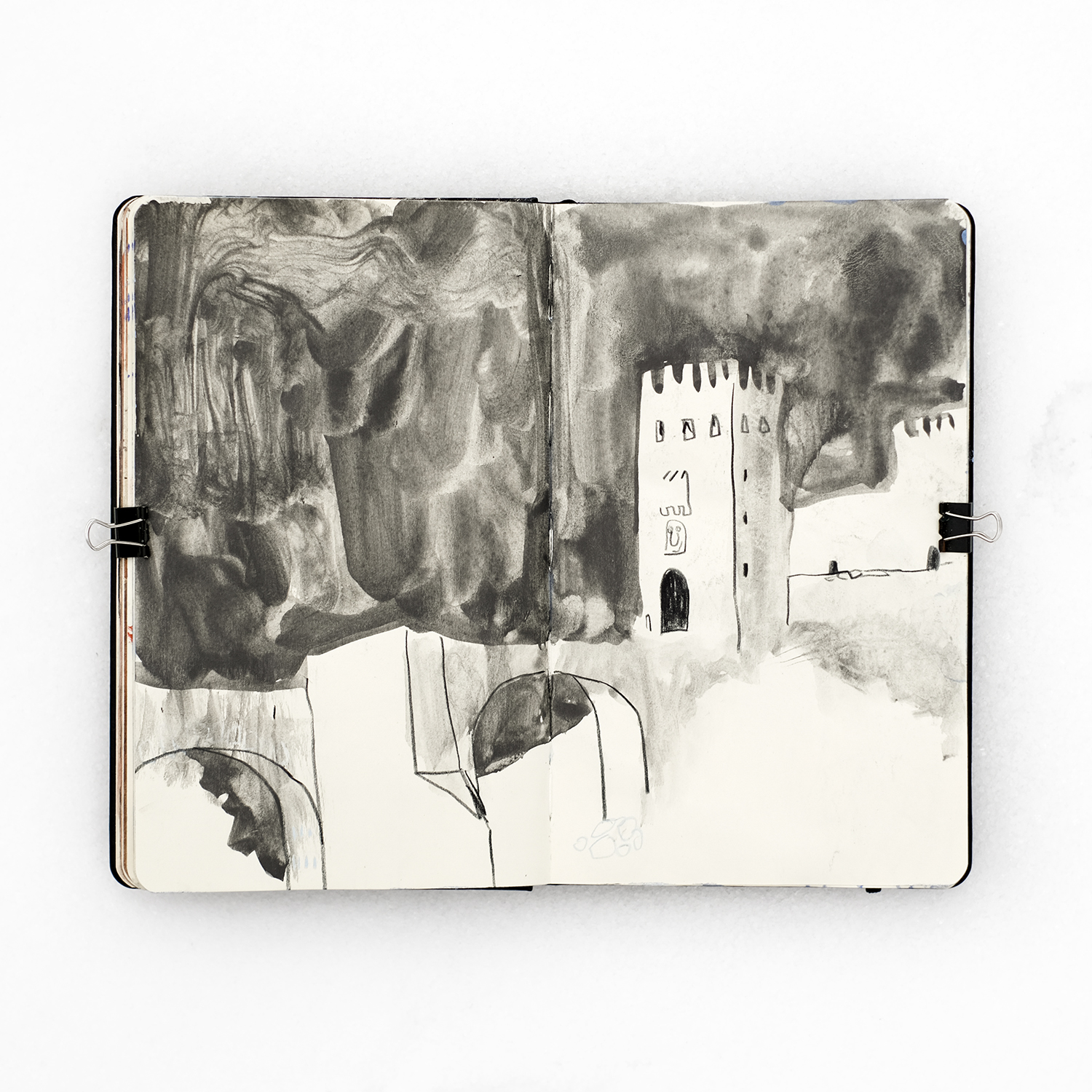 Mixed media sketchbook, www.Fenne.be