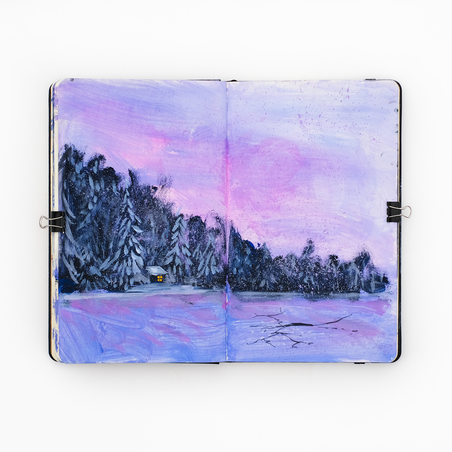 Mixed media sketchbook, www.Fenne.be