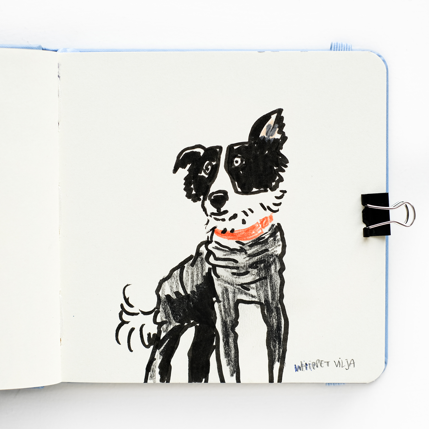 Sketching dogs, royal talens sketchbook, www.Fenne.be