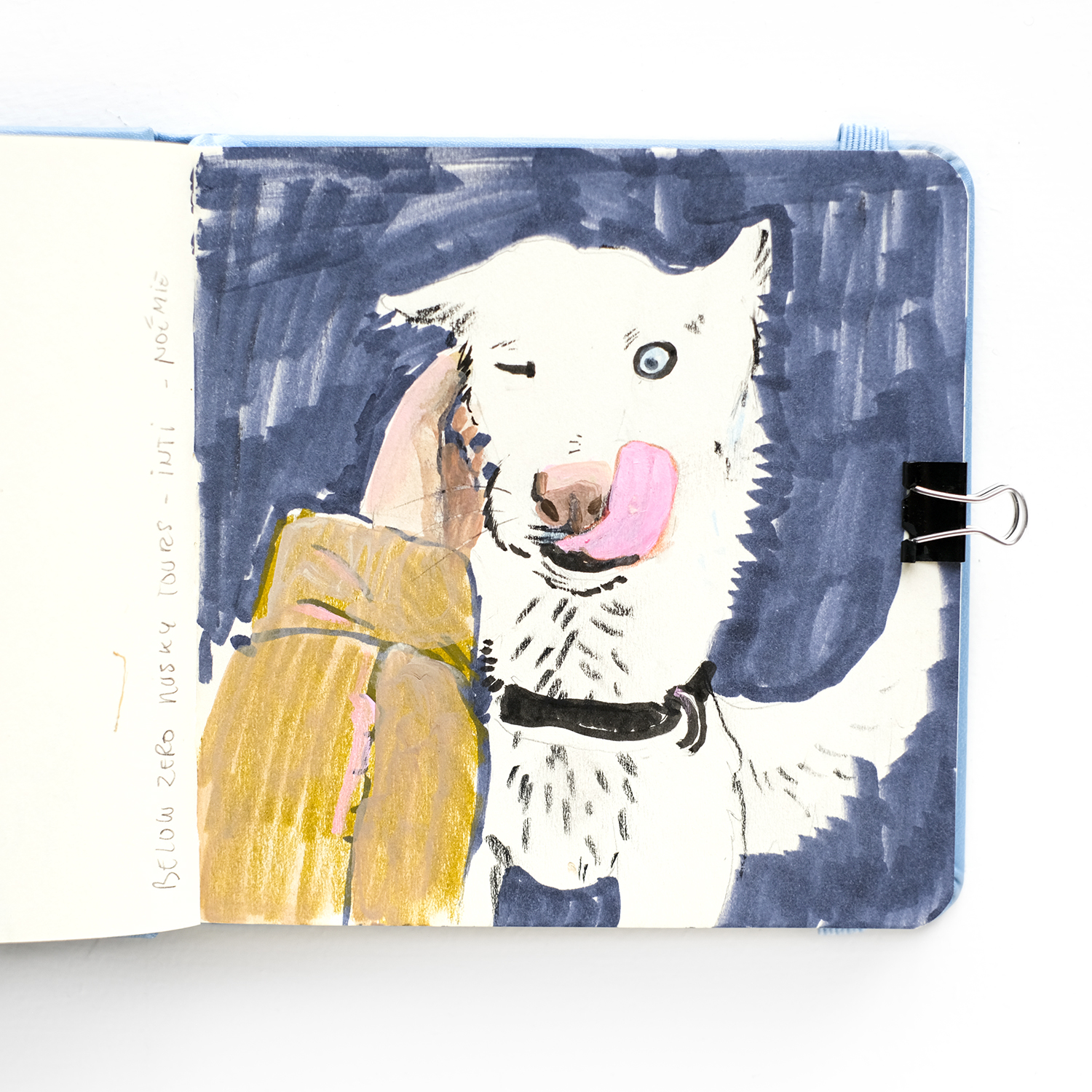 Sketching dogs, royal talens sketchbook, www.Fenne.be