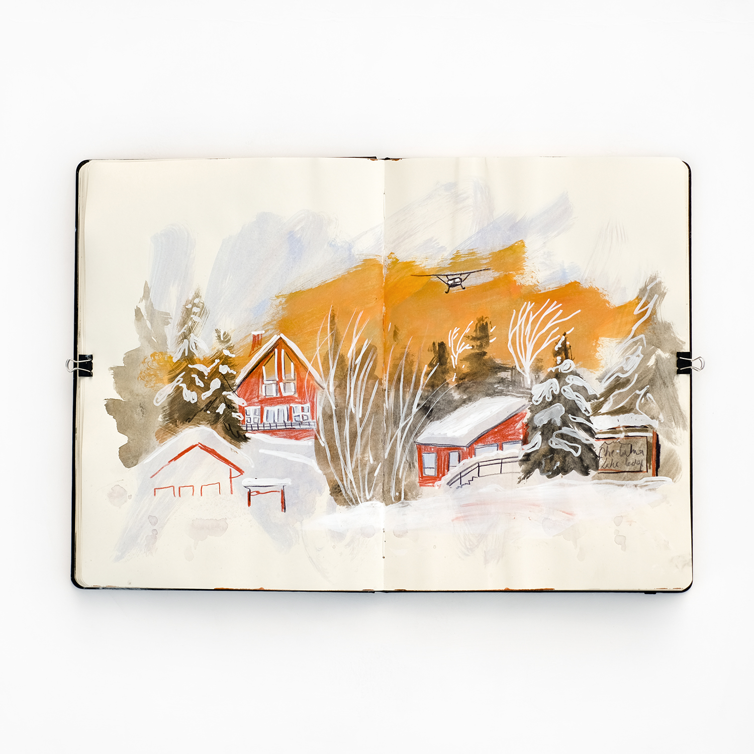 Mixed media sketchbook, www.Fenne.be