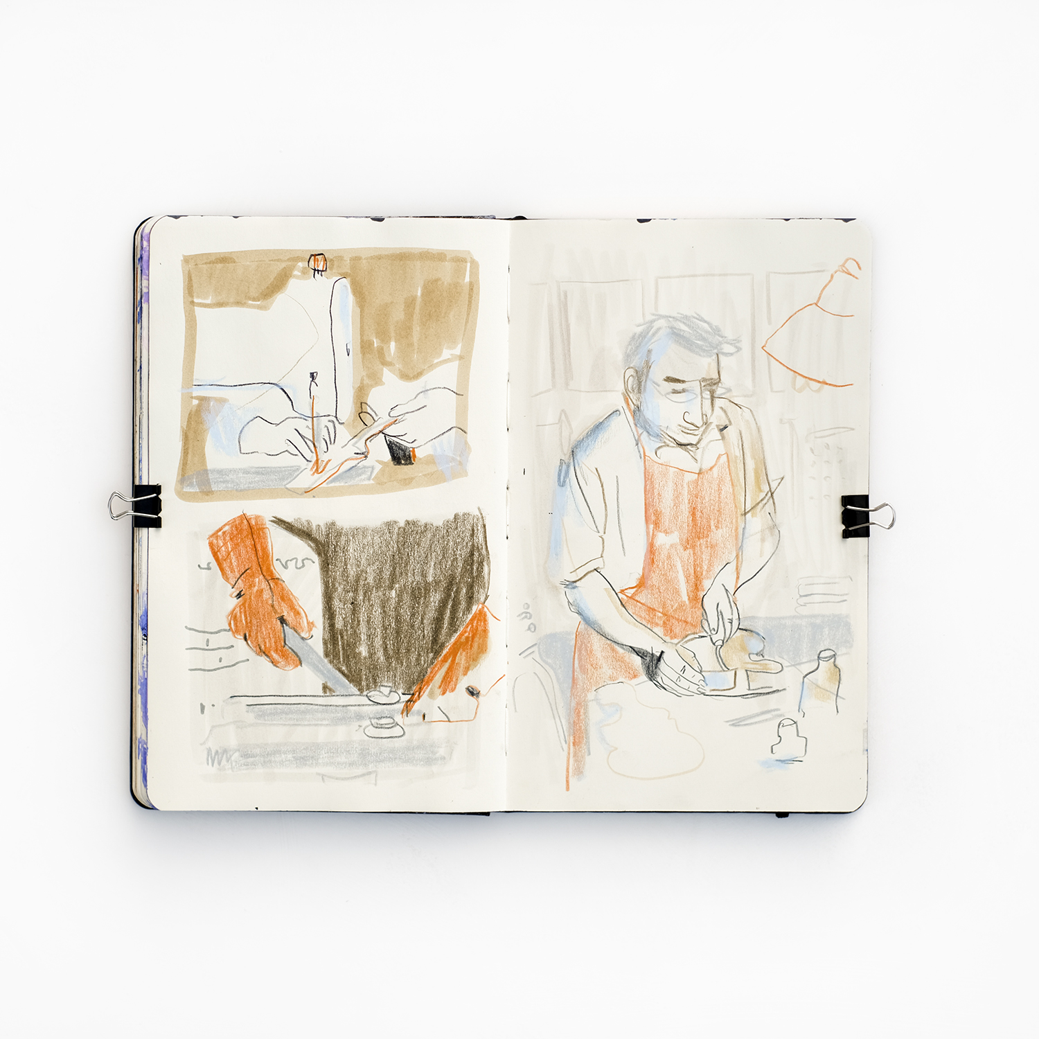 Mixed media sketchbook, www.Fenne.be