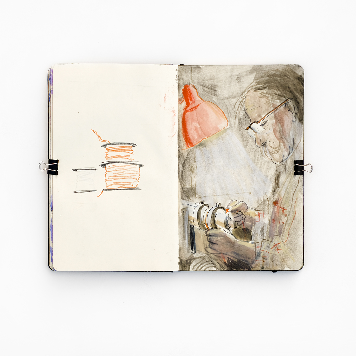 Mixed media sketchbook, www.Fenne.be