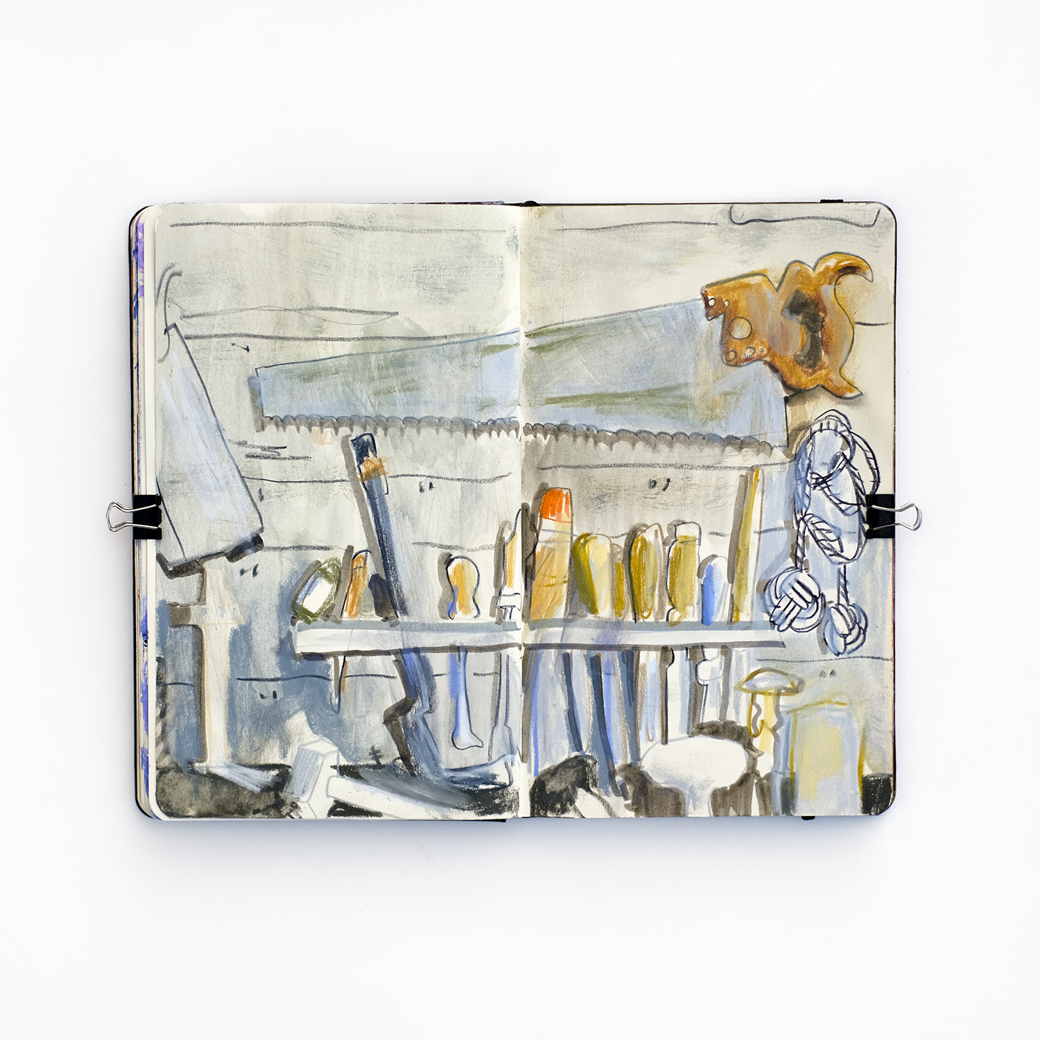 Mixed media sketchbook, www.Fenne.be